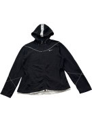 NIKE ZIP HOODIE SPORTSWEAR BLACK WOMENS PRE OWNED L