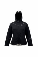 NIKE ZIP HOODIE SPORTSWEAR BLACK WOMENS PRE OWNED L