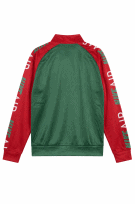 NIKE ZIP HOODIE STREETWEAR ΚΟΚΚΙΝΟ ΚΑΙ ΠΡΑΣΙΝΟ ΑΝΤΡΙΚΟ PRE OWNED Μ