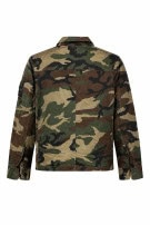 1980s VINTAGE FIELD JACKET UTILITY CAMOUFLAGE UNISEX PRE OWNED S