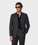 90s NOBLEMANT SUIT CLASSIC GREY MEN PRE OWNED XL