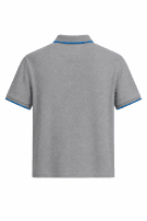 NORTH SAILS POLO SHIRT MINIMAL GREY MEN PRE OWNED S