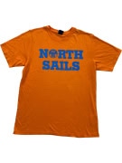 NORTH SAILS T-SHIRT REGULAR FIT LOGO ARANCIONE UOMO M