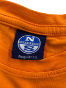 NORTH SAILS T-SHIRT REGULAR FIT LOGO ARANCIONE UOMO M