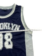 NYC SPORTS CANOTTA BASKET SPORTSWEAR BLU NAVY UOMO PRE OWNED XL