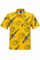 OAF NATION SHIRT GRAPHIC YELLOW MENS PRE OWNED 4XL