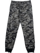 OBEY JOGGER PANTS CAMOUFLAGE WITH CUFFS GREY MEN'S L