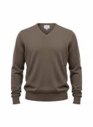 OLD NAVY Ανδρική Πλεκτή Μπλούζα V-Neck Casual Καφέ Μέγεθος L