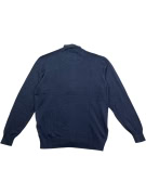 OLD NAVY Πλεκτή Ζακέτα Casual Με Φερμουάρ Μπλε Ανδρική XL