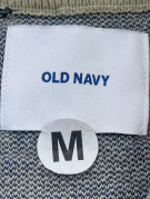 OLD NAVY ΠΛΕΚΤΟ HALF ZIP MINIMAL ΓΚΡΙ ΑΝΤΡΙΚΟ PRE OWNED M