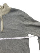 OLD NAVY ΠΛΕΚΤΟ HALF ZIP MINIMAL ΓΚΡΙ ΑΝΤΡΙΚΟ PRE OWNED M