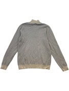 OLD NAVY ΠΛΕΚΤΟ HALF ZIP MINIMAL ΓΚΡΙ ΑΝΤΡΙΚΟ PRE OWNED M