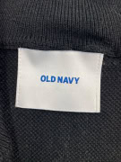 Old Navy Πλεκτό Μπλουζάκι Half Zip Casual Μαύρο Ανδρικό XL