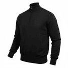 Old Navy Πλεκτό Μπλουζάκι Half Zip Casual Μαύρο Ανδρικό XL