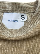 OLD NAVY ΠΛΕΚΤΟ ΠΟΥΛΟΒΕΡ MINIMAL ΜΠΕΖ ΑΝΤΡΙΚΟ PRE OWNED S