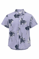 OLD NAVY ΠΟΥΚΑΜΙΣΟ HAWAIIAN ΛΙΛΑ ΑΝΤΡΙΚΟ PRE OWNED L