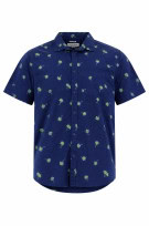 OLD NAVY ΠΟΥΚΑΜΙΣΟ PALM PRINT ΜΠΛΕ ΑΝΤΡΙΚΟ PRE OWNED L