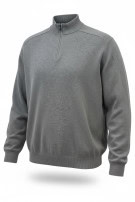 OLD NAVY HALF ZIP SWEATER MINIMAL GREY MENS PRE OWNED XL