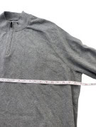 OLD NAVY HALF ZIP SWEATER MINIMAL GREY MENS PRE OWNED XL