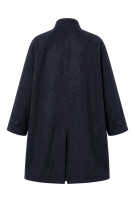 1980s OLIVER HERRINGTΟN COAT ΜΑΥΡΟ ΑΝΤΡΙΚΟ PRE OWNED XL