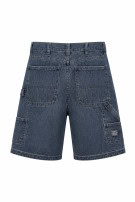 WRANGLER DENIM SHORTS WASHED BLUE MENS PRE OWNED L