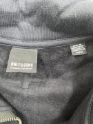 Only & Sons Φούτερ Polo Half-Zip CASUAL Μαύρο Ανδρικό M