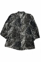 OVS Business Γυναικείο Ημιδιάφανο Πουκάμισο Animal Print Καφέ IT L-XL