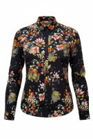 PAISLEY G RAY SHIRT FLORAL BLACK WOMANS PRE OWNED M