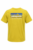PATAGONIA GRAHIC TEE STREETWEAR YELLOW ΑΝΤΡΙΚΟ PRE OWNED L