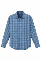PATAGONIA PLAID SHIRT VINTAGE BLUE MEN PRE OWNED L