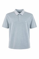 HARMONT&BLAINE  POLO SHIRT MINIMAL ΜΠΛΕ ΑΝΤΡΙΚΟ PRE OWNED XL