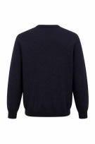 IL GRANCHO VINTAGE V NECK SWEATER MINIMAL BLACK MEN PRE OWNED L