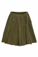 PENNYBLACK ΦΟΥΣΤΑ-ΠΑΝΤΕΛΟΝΑ (CULOTTES) RETRO PLEATED KHAKI ΓΥΝΑΙΚΕΙΑ XS