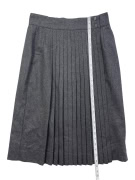 Pennyblack Grey Pleated Midi Skirt Women’s Size M