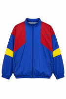 1980s PEUGEOT TRACK JACKET RETRO MULTICOLOR ΑΝΤΡΙΚΟ PRE OWNED L