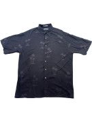 PIERRE CARDIN ΚΟΝΤΟΜΑΝΙΚΟ ΠΟΥΚΑΜΙΣΟ GRAPHIC FADED BLACK ΑΝΤΡΙΚΟ PRE OWNED L