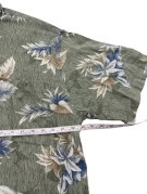 PIERRE CARDIN ΚΟΝΤΟΜΑΝΙΚΟ ΠΟΥΚΑΜΙΣΟ RETRO FLORAL OLIVE ΑΝΤΡΙΚΟ PRE OWNED L