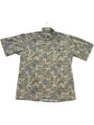 PIERRE CARDIN ΚΟΝΤΟΜΑΝΙΚΟ ΠΟΥΚΑΜΙΣΟ VINTAGE FLORAL ΜΠΕΖ ΑΝΤΡΙΚΟ PRE OWNED M