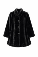 1990s PIERRE CARDIN COAT VINTAGE BLACK WOMEN PRE OWNED L