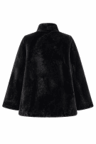 1990s PIERRE CARDIN COAT VINTAGE BLACK WOMEN PRE OWNED L