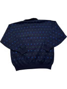 PIERRE CARDIN POLO IN MAGLIA VINTAGE NAVY UOMO PRE OWNED L