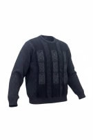PIERRE CARDIN ΠΛΕΚΤΟ ΠΟΥΛΟΒΕΡ ΡΕΤΡΟ ΑΝΘΡΑΚΙ ΑΝΤΡΙΚΟ PRE OWNED M