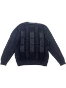 PIERRE CARDIN ΠΛΕΚΤΟ ΠΟΥΛΟΒΕΡ ΡΕΤΡΟ ΑΝΘΡΑΚΙ ΑΝΤΡΙΚΟ PRE OWNED M