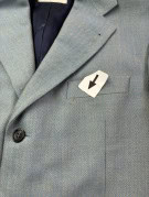 PIERRE CARDIN BLAZER CLASSIC LIGHT BLUE MENS PRE OWNED L