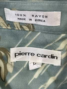 PIERRE CARDIN ΧΑΒΑΝΕΖΙΚΟ ΠΟΥΚΑΜΙΣΟ RETRO ΠΕΤΡΟΛ ΑΝΤΡΙΚΟ PRE OWNED L