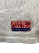 Pit Stop All Star Jersey Tank Top Αθλητικό Mesh Logo Λευκό Ανδρικό M