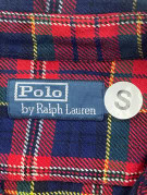 POLO BY RALPH LAUREN FLANNEL ΠΟΥΚΑΜΙΣΟ CLASSIC ΚΟΚΚΙΝΟ ΚΑΡΟ ΑΝΤΡΙΚΟ PRE OWNED S