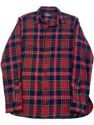 POLO BY RALPH LAUREN FLANNEL ΠΟΥΚΑΜΙΣΟ CLASSIC ΚΟΚΚΙΝΟ ΚΑΡΟ ΑΝΤΡΙΚΟ PRE OWNED S