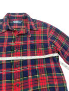 POLO BY RALPH LAUREN FLANNEL ΠΟΥΚΑΜΙΣΟ CLASSIC ΚΟΚΚΙΝΟ ΚΑΡΟ ΑΝΤΡΙΚΟ PRE OWNED S