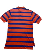POLO BY RALPH LAUREN ΜΠΛΟΥΖΑ POLO VINTAGE ΜΕ ΡΙΓΕΣ ΚΑΙ ΚΕΝΤΗΜΕΝΟ ΛΟΓΟΤΥΠΟ ΠΟΡΤΟΚΑΛΙ-ΜΠΛΕ UNISEX M